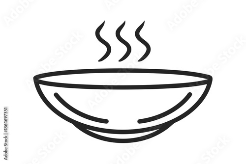chicken soup bowl food icon