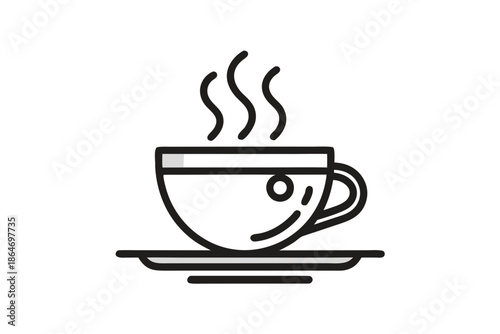 street tea cup clean wide base