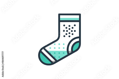 fashion sock rounded heel toe