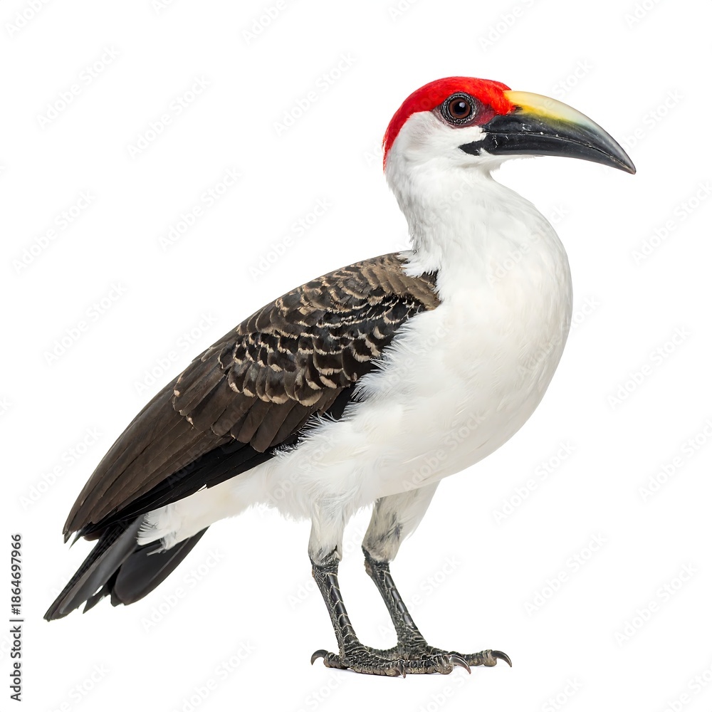 Obraz premium Bird profile, vibrant colors