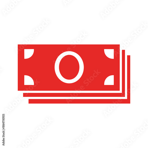Red Banknotes Illustration