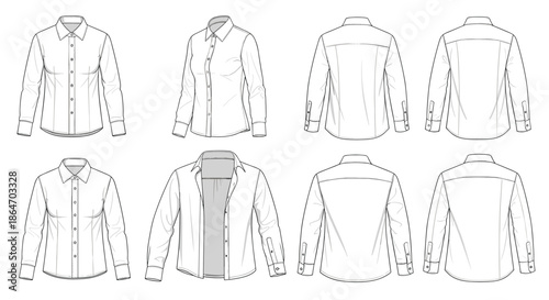 Elegant set of vintage decorative corner flourishes and ornamental border elements in black and white line art for classic design.