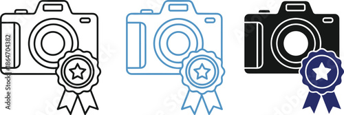 Camera icons with rib page