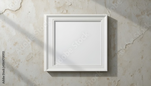 Blank white photo frame, vintage postcard photo frame mockup with highlighted shadow, realistic, set, photo, mockup, image, frame, card, vector, png.