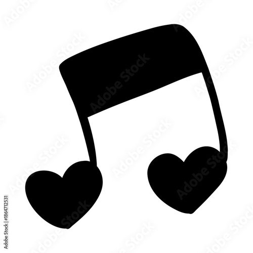 music hand drawn icon