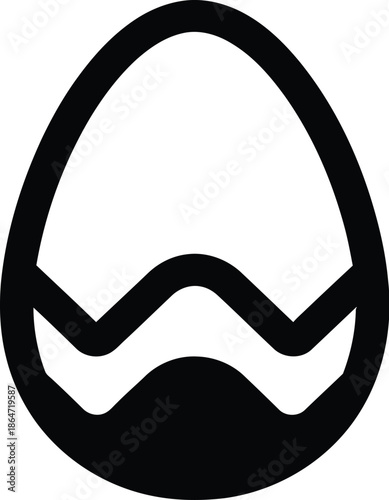 vector illustration of an abstract background, Easter monday, egg shape , april events