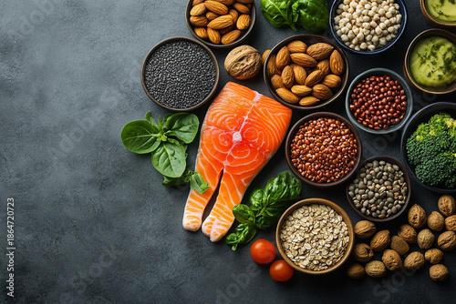 Banner for National Nutrition Month with fresh products