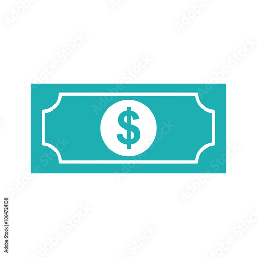 Dollar Bill Icon Vector