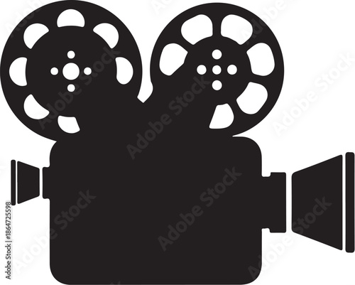 Camera Equipment Silhouette Vector Set