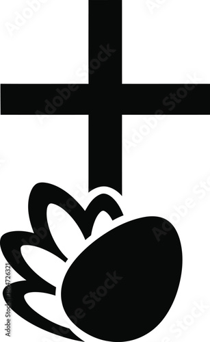 black cross with a cross, Easter Sunday, easter events, april months events