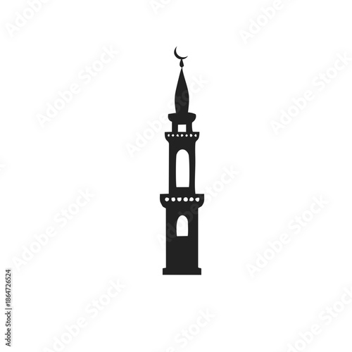 silhouette of the mosque dome