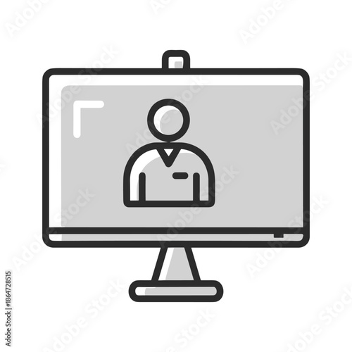 Online Meeting Illustration