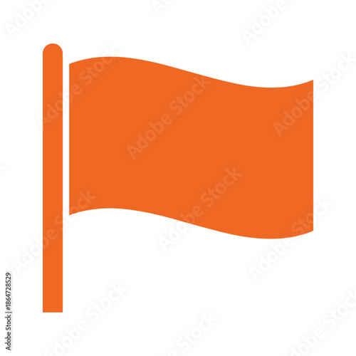 Orange Flag Icon