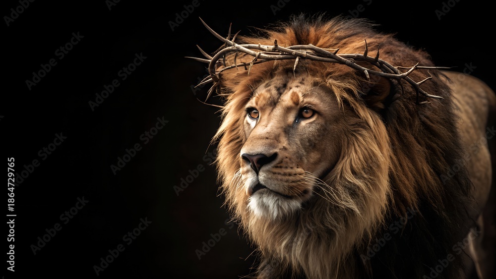 Fototapeta premium portrait of a lion