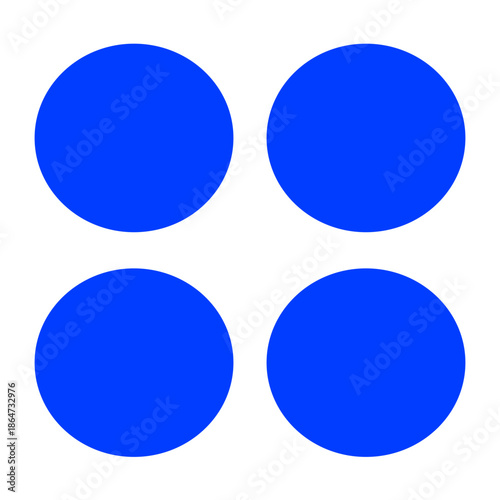 set of round buttons