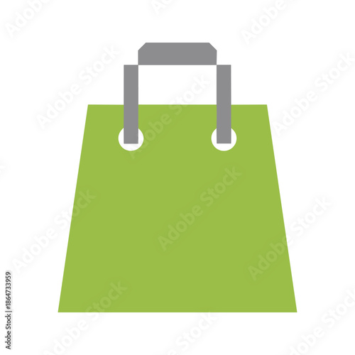 Green Shopping Bag Illustration