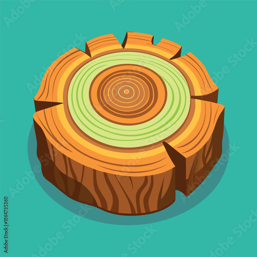 Wood,Realistic Tree Trunk Cross Section with Natural Wood Rings Vector,Wood Log Cross Section Texture,Natural Tree Rings Wooden Background,Natural Tree Rings Wood Texture,