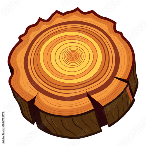 Wood,Realistic Tree Trunk Cross Section with Natural Wood Rings Vector,Wood Log Cross Section Texture,Natural Tree Rings Wooden Background,Natural Tree Rings Wood Texture,