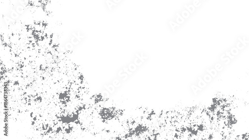 Subtle grain and rough texture vector for abstract monochrome backgrounds. Grunge style black and white textured overlay for graphic design use. 