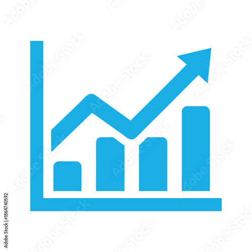 Free Download Business Growth Graph Icon - GFXLoad