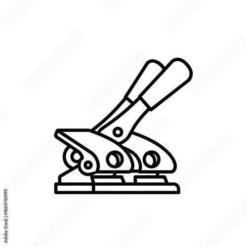 Hole Punch Office Tool Stationery Equipment.