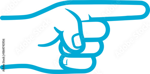 シンプルな指差しアイコン　イラスト　手　注目　確認　ポイント　アドバイス　チェック　指を差す　重要