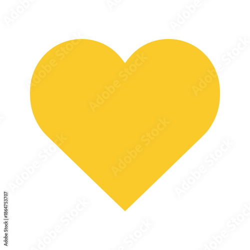 Yellow Heart Icon