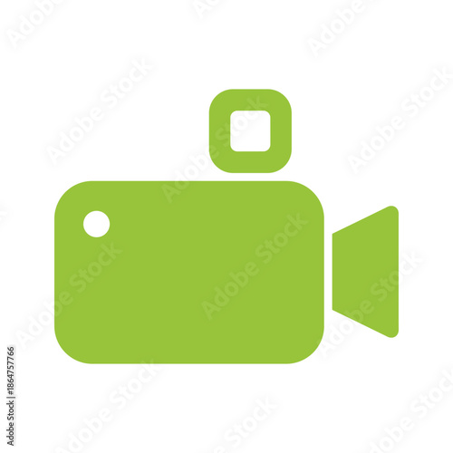 Green Video Camera Icon