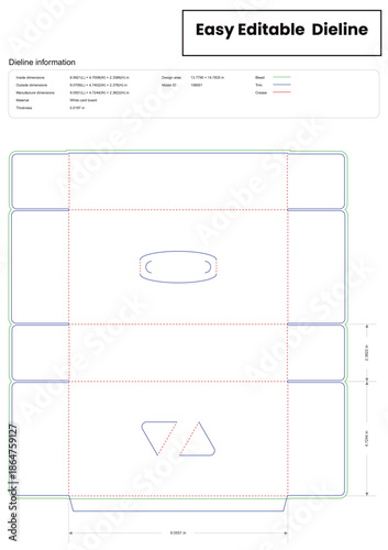 tuck end tissue boxes dieline template box dieline die lines packaging custom dieline  box cardboard box dieline pizza box dieline printable product packaging layout,