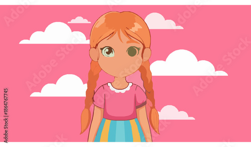 Cute Flat Cartoon Vector Illustration of Dreaming People in Casual Home Scenes
