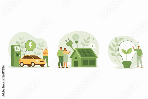 Green Energy Solutions Concept