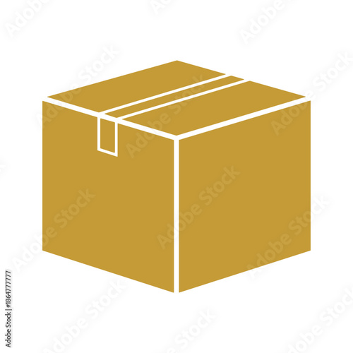 Brown Box Illustration