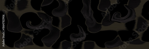 Illustration unusual drawing interesting abstract brown-yellow background vector eps10,