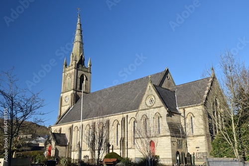 Old church in the village of Ramsbottom, Bury Lancashire England. 