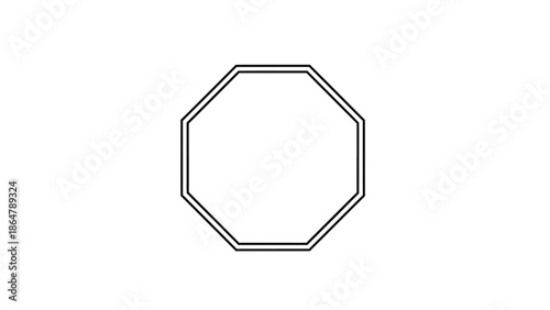 Simple octagon outline