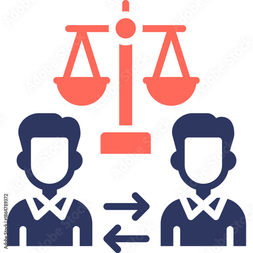 Minority Rights glyph color icon