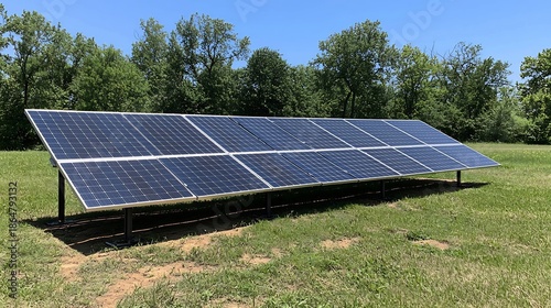 Nanostructured solar cell under simulated sunlight testing