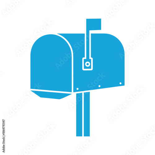 Blue Mailbox Icon
