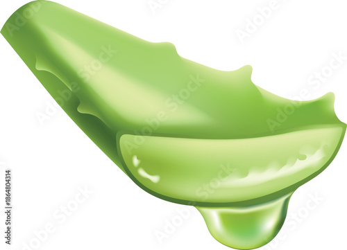3d rendered illustration of a green plastic bottle