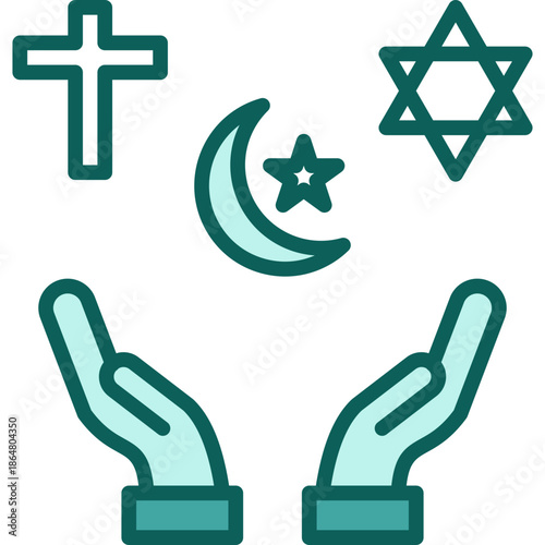 Freedom Of Religion solid icon