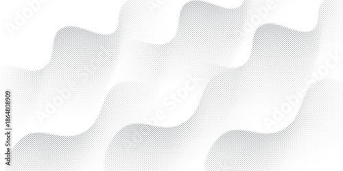 futuristic Black halftone undulate net background. Abstract stipple particle flow wallpaper. futuristic