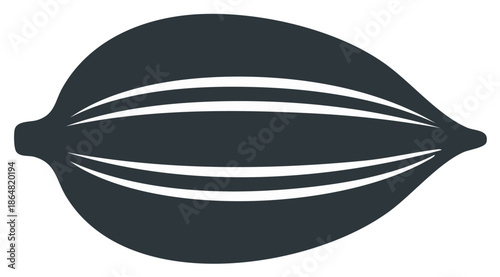 Stylized Muscle Fiber Illustration for Biology and Anatomy Education Resources