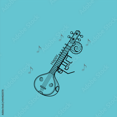 Happy Basant Panchami Symphony of Spring, Culture, and Sacred Indian Traditions Celebrate the arrival of spring with divine music, flowing calligraphy, and blessings of knowledge that enlighten your p