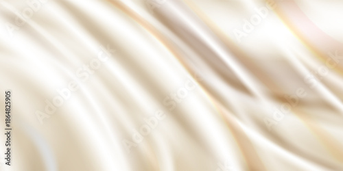 Smooth elegant golden silk can use as wedding background. In Sepia toned. Retro style