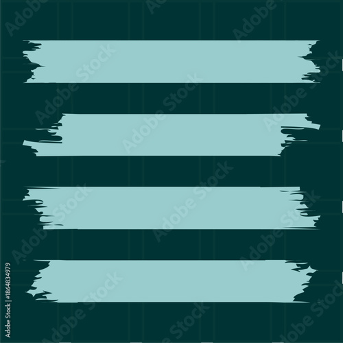Set of torn paper pieces vector