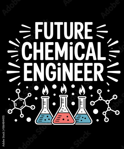 Retro Vintage Chemical Engineer Funny Engineering Physics Chemistry