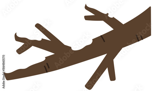 Winter background snow covered tree branches illustration SVG