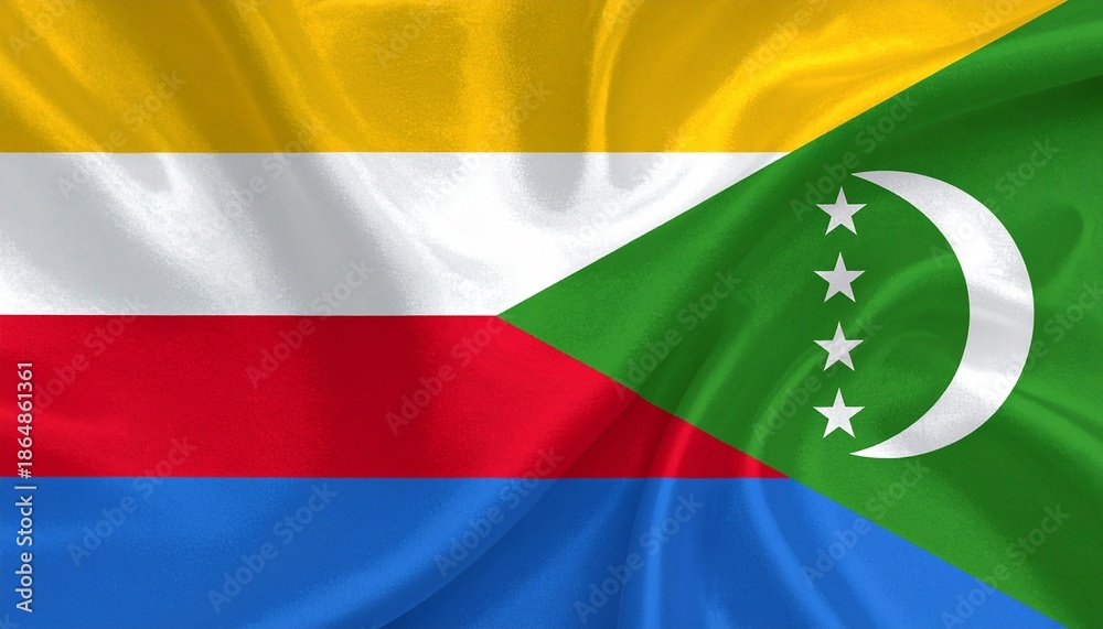 Obraz premium flag of Comoros 