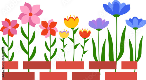 Spring Flowerbed Icon