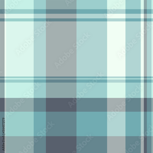 Strong background tartan vector, commercial plaid pattern check. Production textile seamless fabric texture in light and cyan colors.